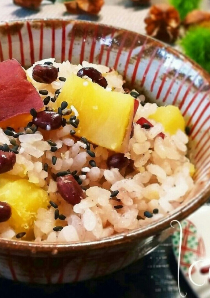 簡単♪もちもち◎さつまいもの炊き込みご飯-レシピのメイン写真