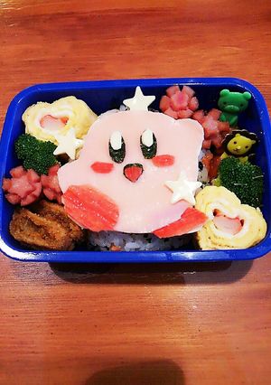 ☆キャラ弁 星のカービィ カービィ-レシピのメイン写真