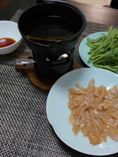 鶏の胸肉のしゃぶしゃぶ-レシピのメイン写真