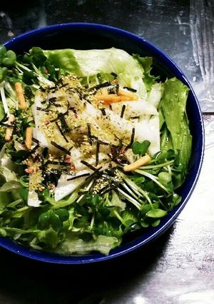 お通しお茶漬けサラダ-レシピのメイン写真