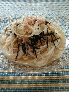 簡単うまい‼ ゴマだれでぶっかけそうめん-レシピのメイン写真