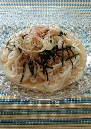簡単うまい‼ ゴマだれでぶっかけそうめん-レシピのメイン写真