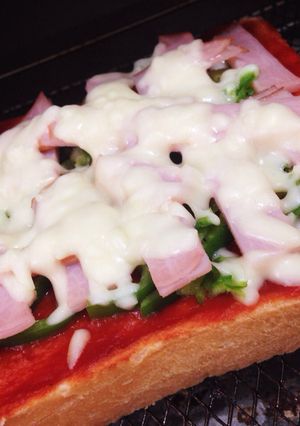 5材料でピザトースト！-レシピのメイン写真
