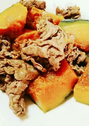 ＊旨っ☆かぼちゃと牛肉の煮物＊-レシピのメイン写真