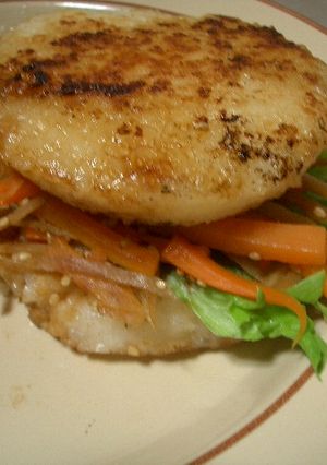 きんぴらライスバーガー-レシピのメイン写真