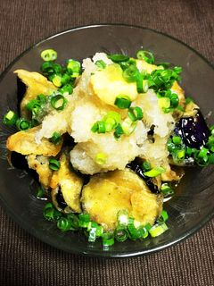 茄子の揚げ浸し-レシピのメイン写真
