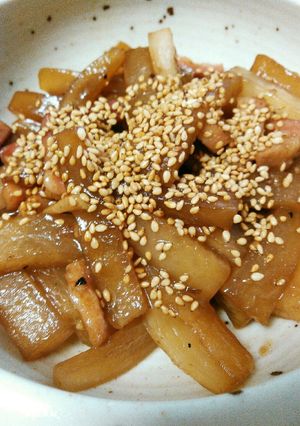 大根とベーコンのオイスターソース炒め煮-レシピのメイン写真