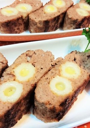 遊び心＋★チーズとろり【チーチクバーグ】-レシピのメイン写真