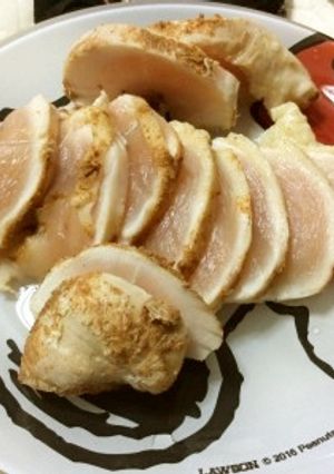 簡単カレー風鶏ハム-レシピのメイン写真