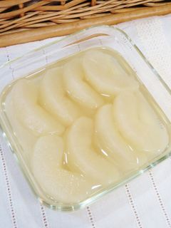 *和梨のあっさりコンポート*-レシピのメイン写真