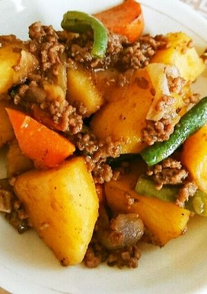 ひき肉の肉じゃが-レシピのメイン写真