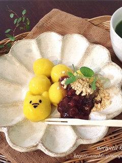 簡単♡おいしい♡お豆腐かぼちゃ白玉だんご-レシピのメイン写真
