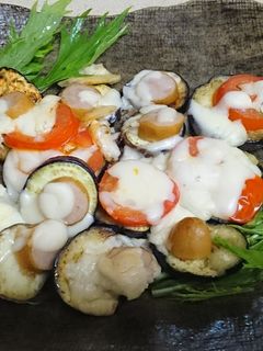 ピザ風焼きナス-レシピのメイン写真