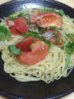 フレッシュトマトとしらすのパスタ-レシピのメイン写真