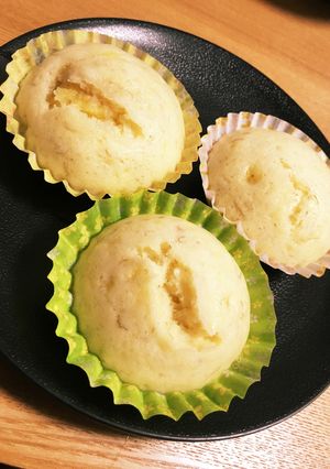 蒸し器いらず♪ 簡単！バナナ蒸しパン-レシピのメイン写真