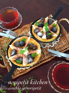 卵1個♡焼くまで1分♡秋色ダッチベイビー-レシピのメイン写真