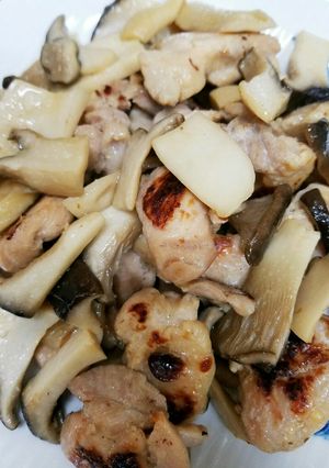鶏肉とエリンギの塩麹炒め-レシピのメイン写真