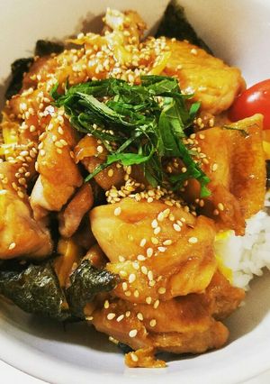 鶏むね肉の照りどんぶり-レシピのメイン写真