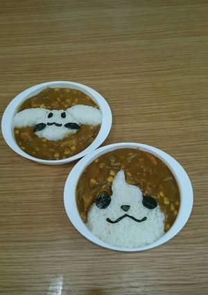 2日目カレーは子ども喜ぶ☆キャラクターに-レシピのメイン写真