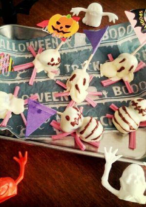 コロロとさけるグミでハロウィンチョコ♪-レシピのメイン写真