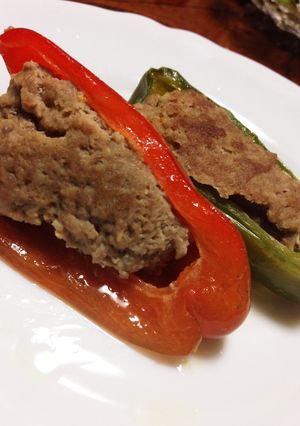ピーマンの肉詰め！-レシピのメイン写真