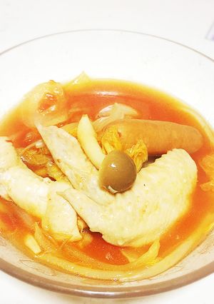 ダイエット中でもOK！簡単トマトキムチ鍋-レシピのメイン写真