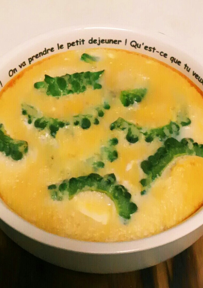 ☆麺つゆ☆ゴーヤと豆腐のとろろ焼き-レシピのメイン写真
