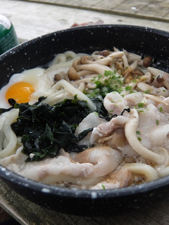 ★山ごはん★鍋焼きうどん-レシピのメイン写真