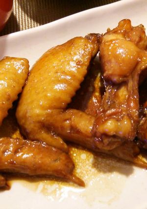 圧力鍋で簡単手羽元・手羽先の甘辛煮-レシピのメイン写真