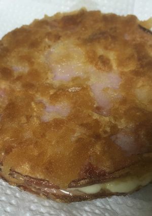 パン粉がない時の代用 お麩で！ハムカツ編-レシピのメイン写真