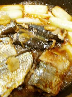 焼き肉のタレで サンマとねぎの煮物-レシピのメイン写真