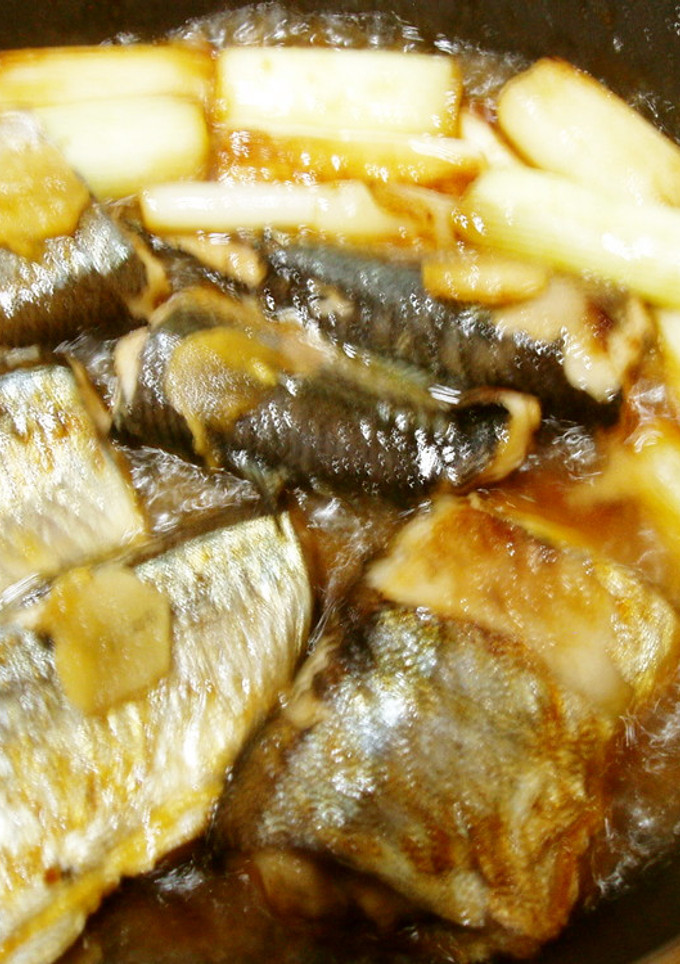 焼き肉のタレで　サンマとねぎの煮物-レシピのメイン写真