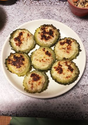 ゴーヤの肉詰め〜おからでヘルシーに-レシピのメイン写真
