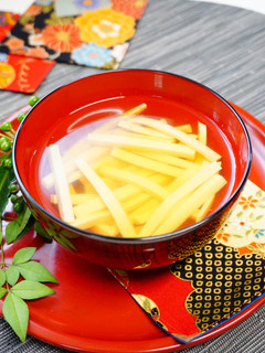 【千切り豆腐のお吸い物】-レシピのメイン写真