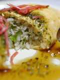 じゃこピーご飯の和風オムライス