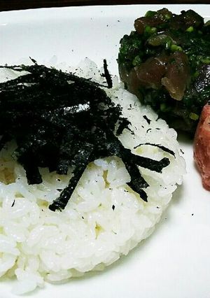 マグロのタルタル&ネギトロプレート-レシピのメイン写真