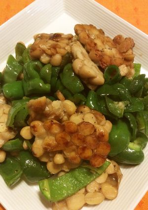 テンペとピーマンの香ばし焼き-レシピのメイン写真