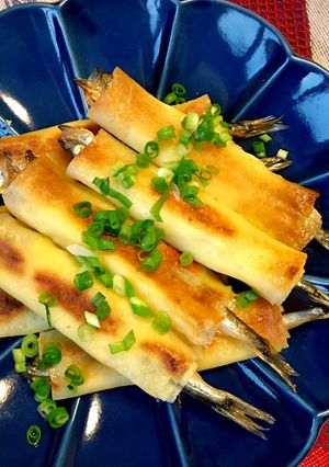 ＊チーズin！ししゃもの焼き春巻き＊-レシピのメイン写真