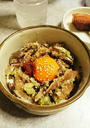 イシモチの漬け炙りユッケ☆-レシピのメイン写真