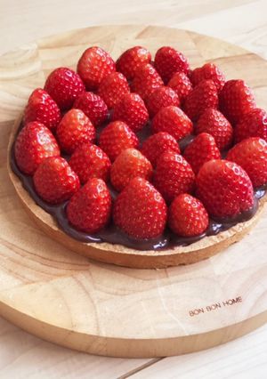 いちごの美味しい季節に生チョコ苺タルト-レシピのメイン写真