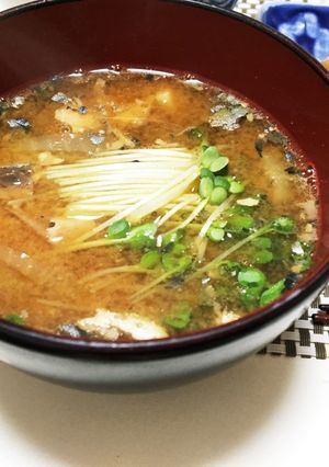 鯖のお味噌汁-レシピのメイン写真