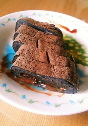 真っ黒チョコ卵焼き-レシピのメイン写真