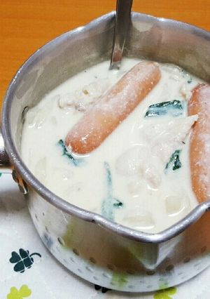 豆乳味噌スープ-レシピのメイン写真