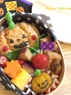 ハロウィン★遠足☆運動会♫簡単☆キャラ弁-レシピのメイン写真