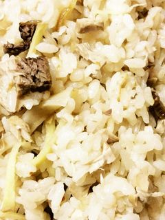 【リメイク】ブリの照り煮の炊き込みご飯-レシピのメイン写真