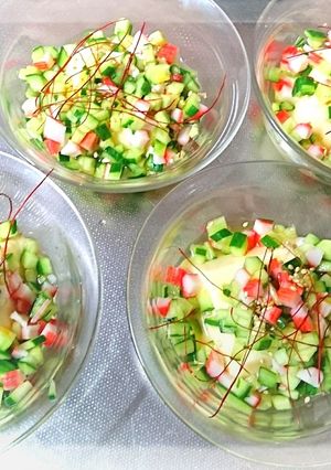 時短簡単☆卵豆腐におもてなしトッピング♪-レシピのメイン写真