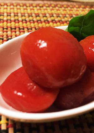 プチトマトの白ワイン煮♫-レシピのメイン写真