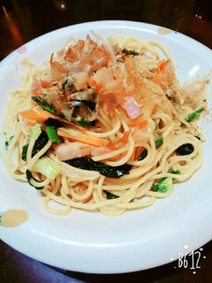 ほうれん草とベーコンのパスタ-レシピのメイン写真
