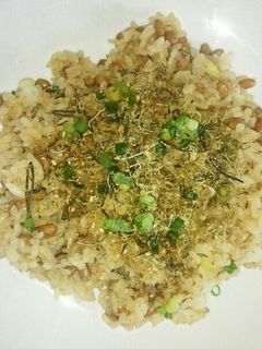 納豆チャーハン-レシピのメイン写真