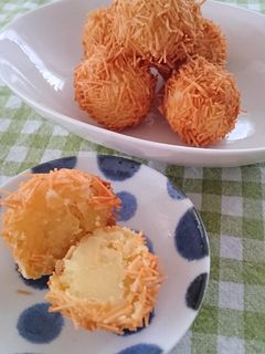 さつま芋のいがぐり団子-レシピのメイン写真